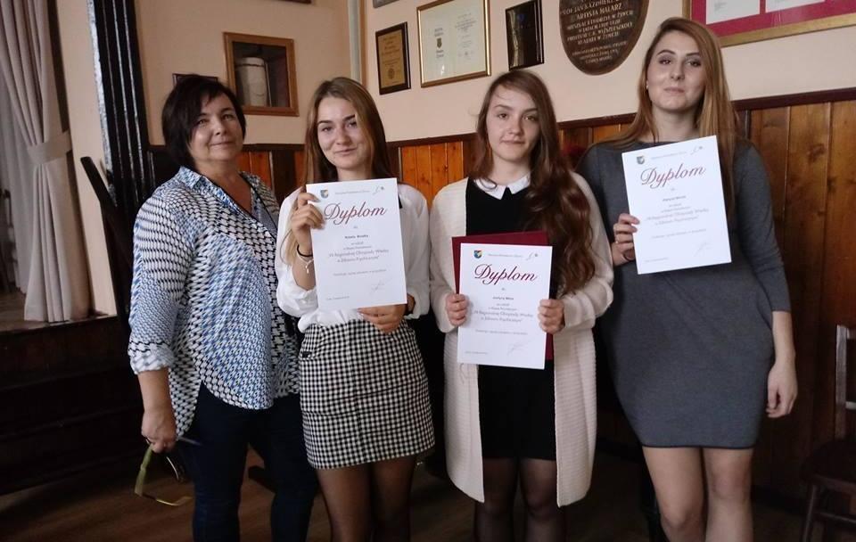 Gratulacje dla uczennicy z Milówki