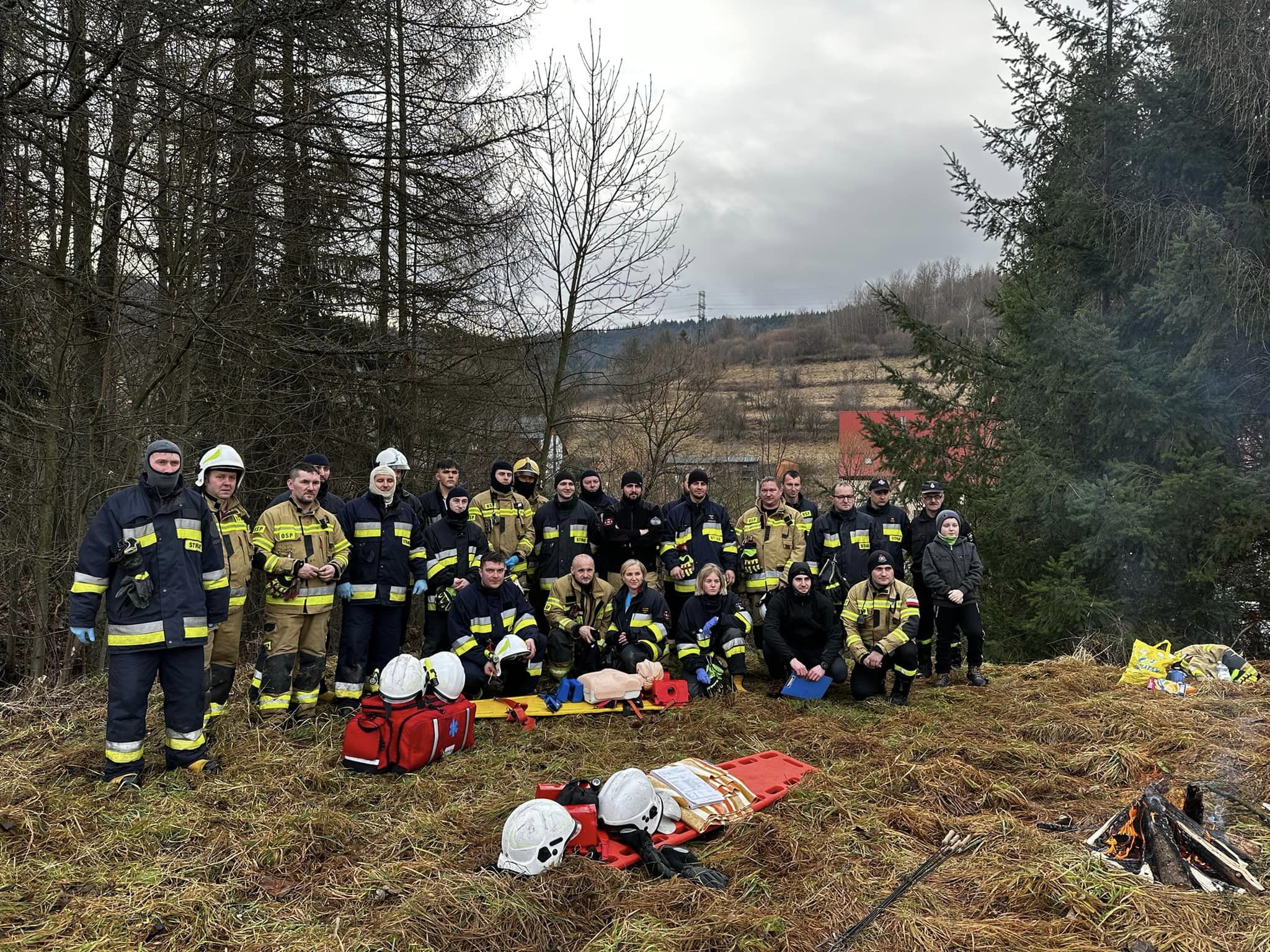 Szkolenie strażaków w Nieledwi!